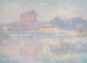 Die Kirche von Vernon, Nebel, 1884